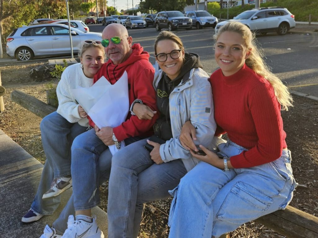 Dr. Andrea Weihsengruber mit Familie